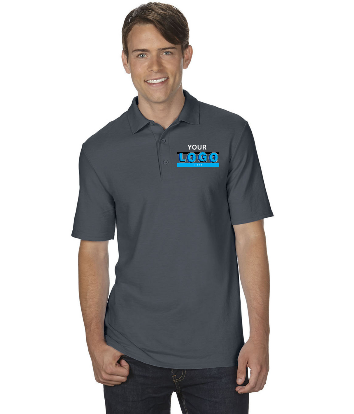 Gildan G728 Adult Double Piqu Polo