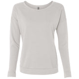 Next Level Ladies French Terry Scoop Crew Sweatshirt