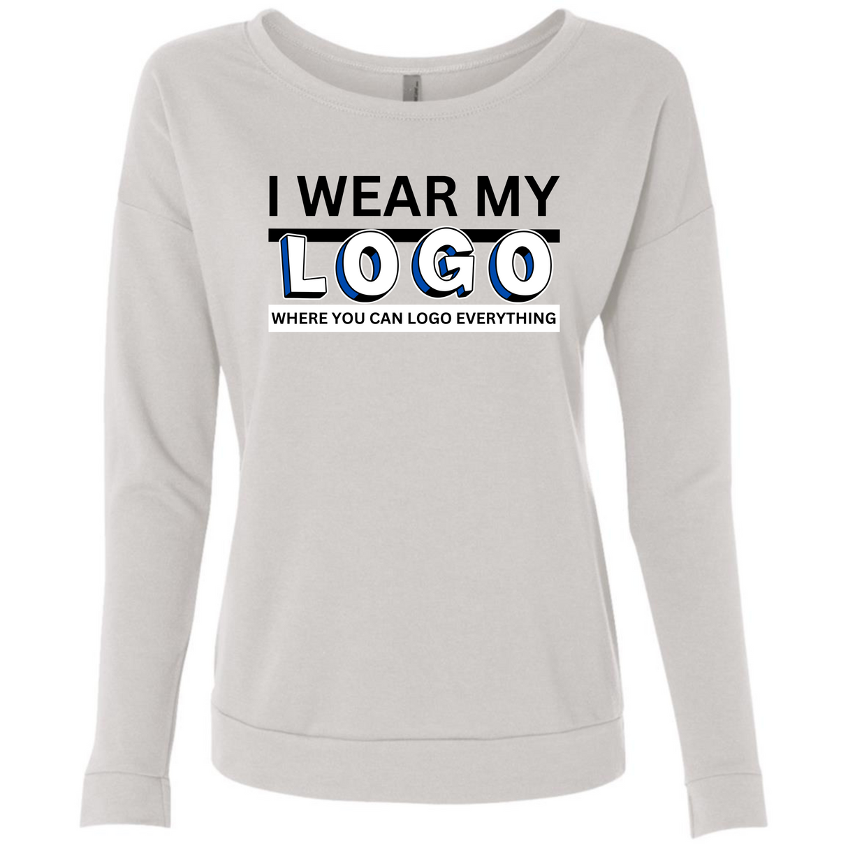 Next Level Ladies French Terry Scoop Crew Sweatshirt