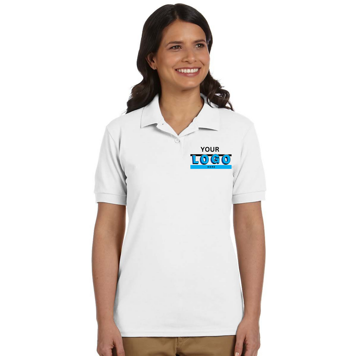 Gildan G948L Ladies' 6.8 oz. Piqu Polo