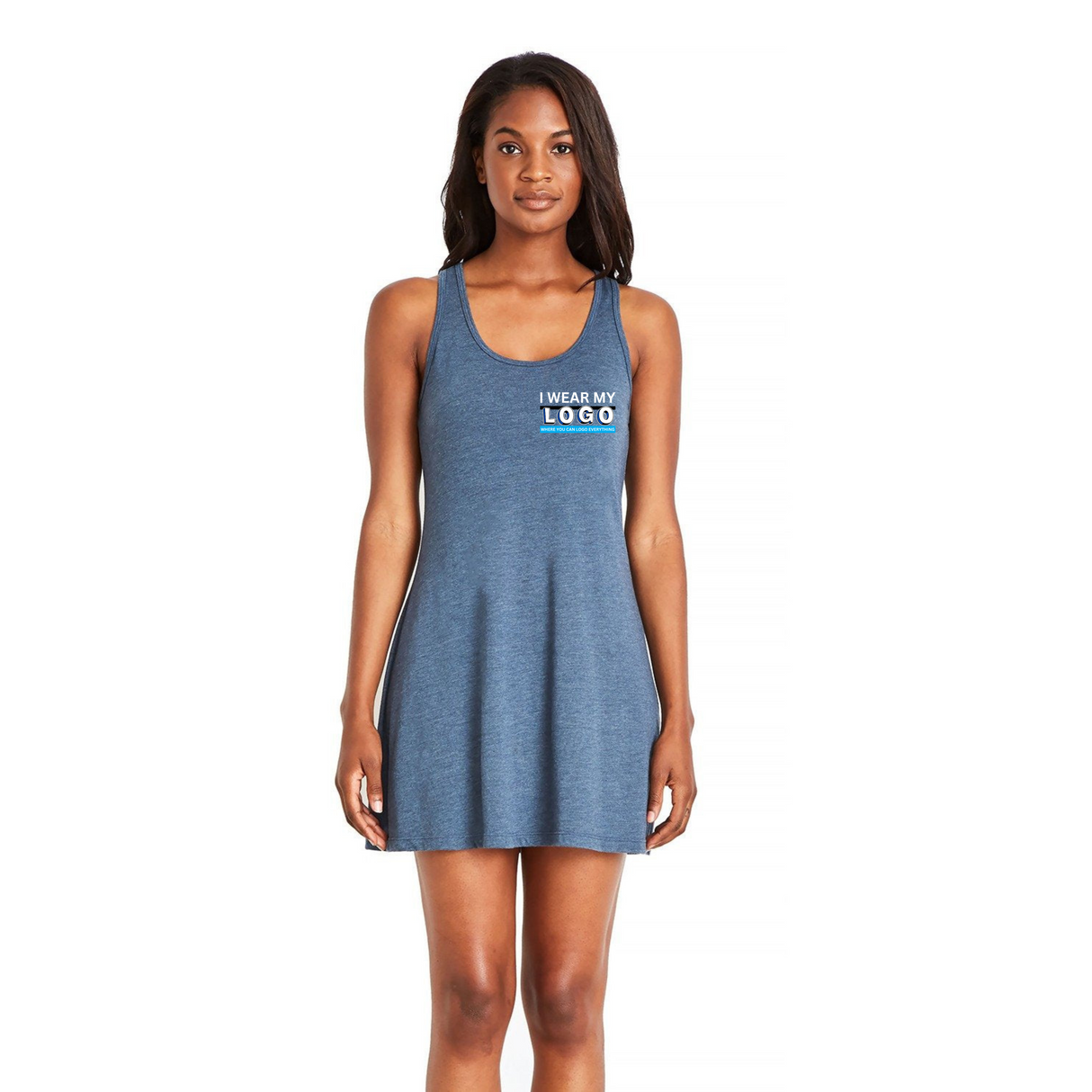 Next Level 6734 Ladies' Triblend Racerback Tank Dress