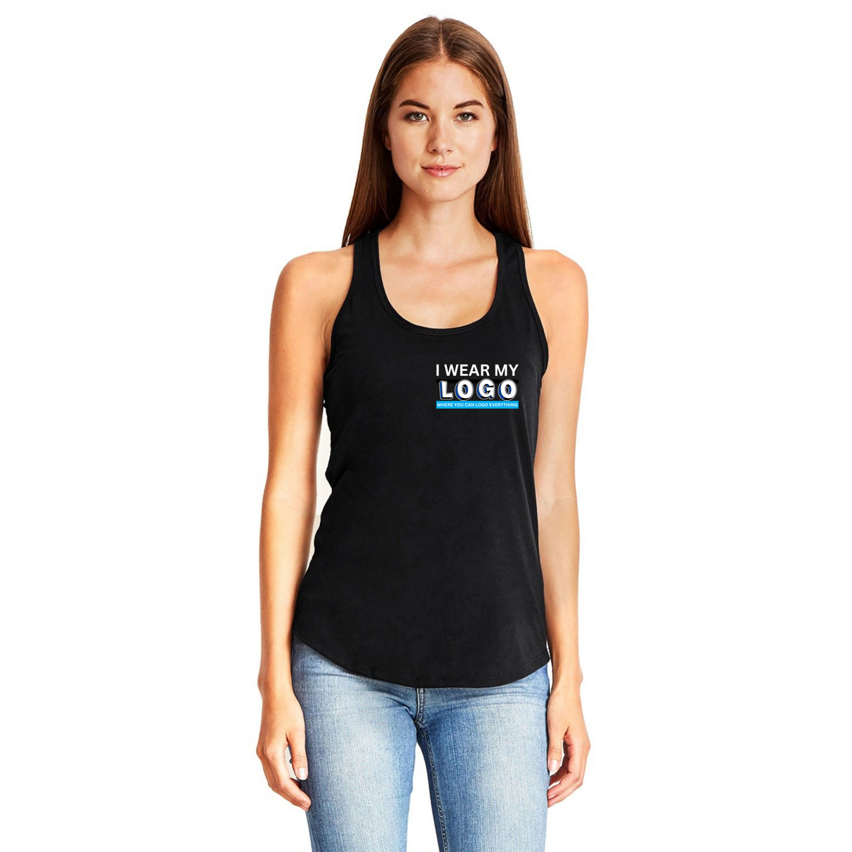 Next Level 6338 Ladies' Gathered Racerback Tank