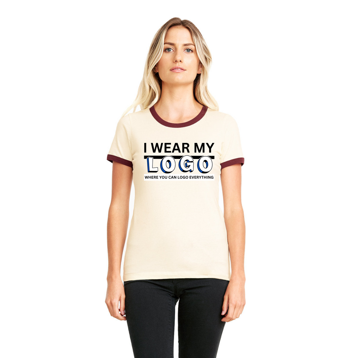 Next Level 3904 Ladies' Ringer T-Shirt