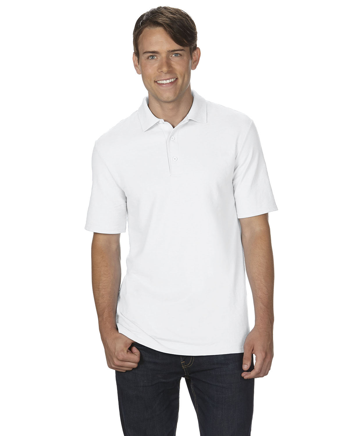 Gildan G728 Adult Double Piqu Polo